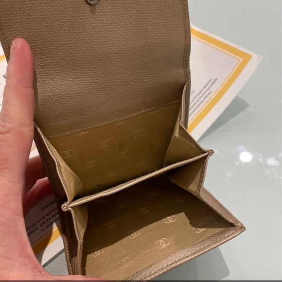 Chanel CC button compact trifold wallet - Picture 4 of 6